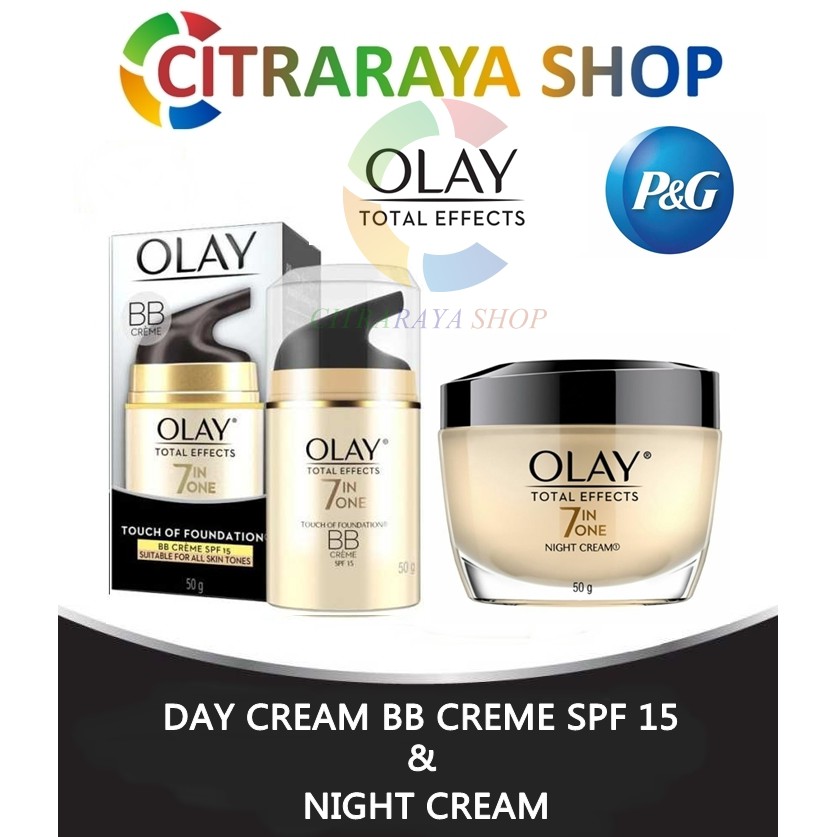 Olay SET Moisturizing Foundation BB CREAM SPF 15+NIGHT CREAM - 50gr ...