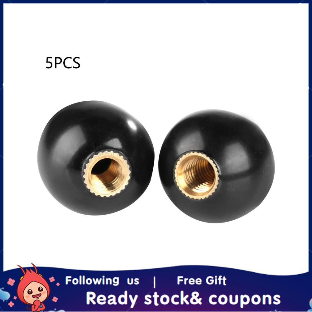 Xiyijia Round Gear Shift Knob Ball Lever BM6*20 5 Pcs for All Machine