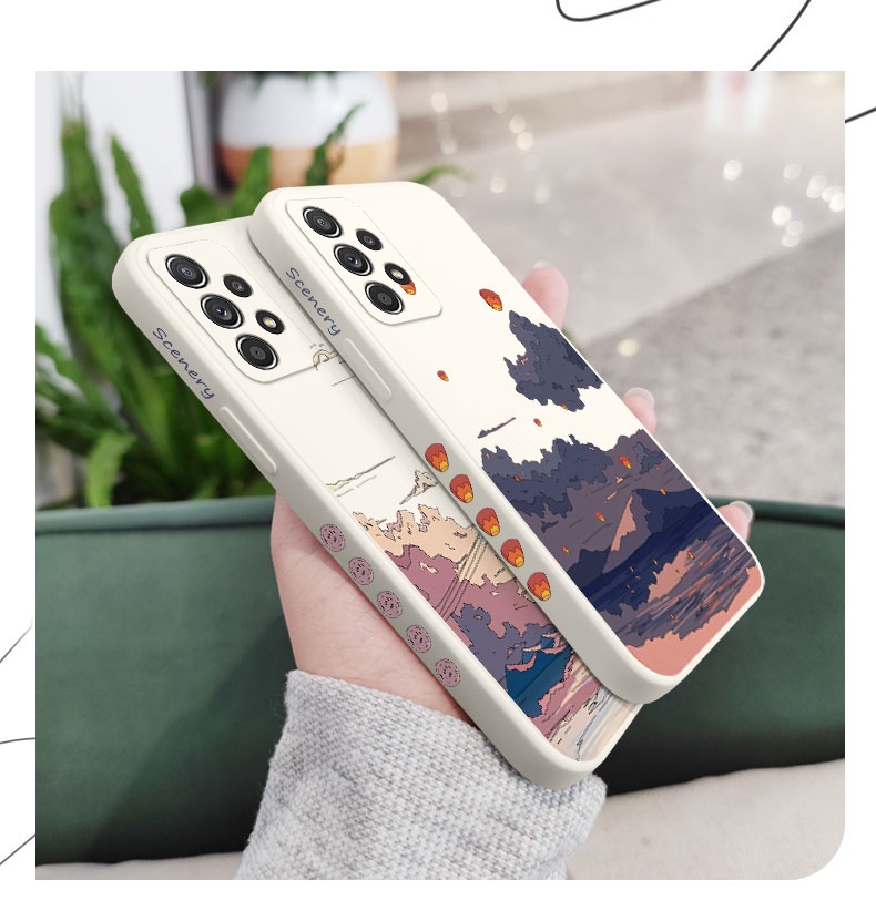 Phone Case For Samsung Galaxy A72 A52 A52S A42 A32 4G 5G Anime Scenery ...