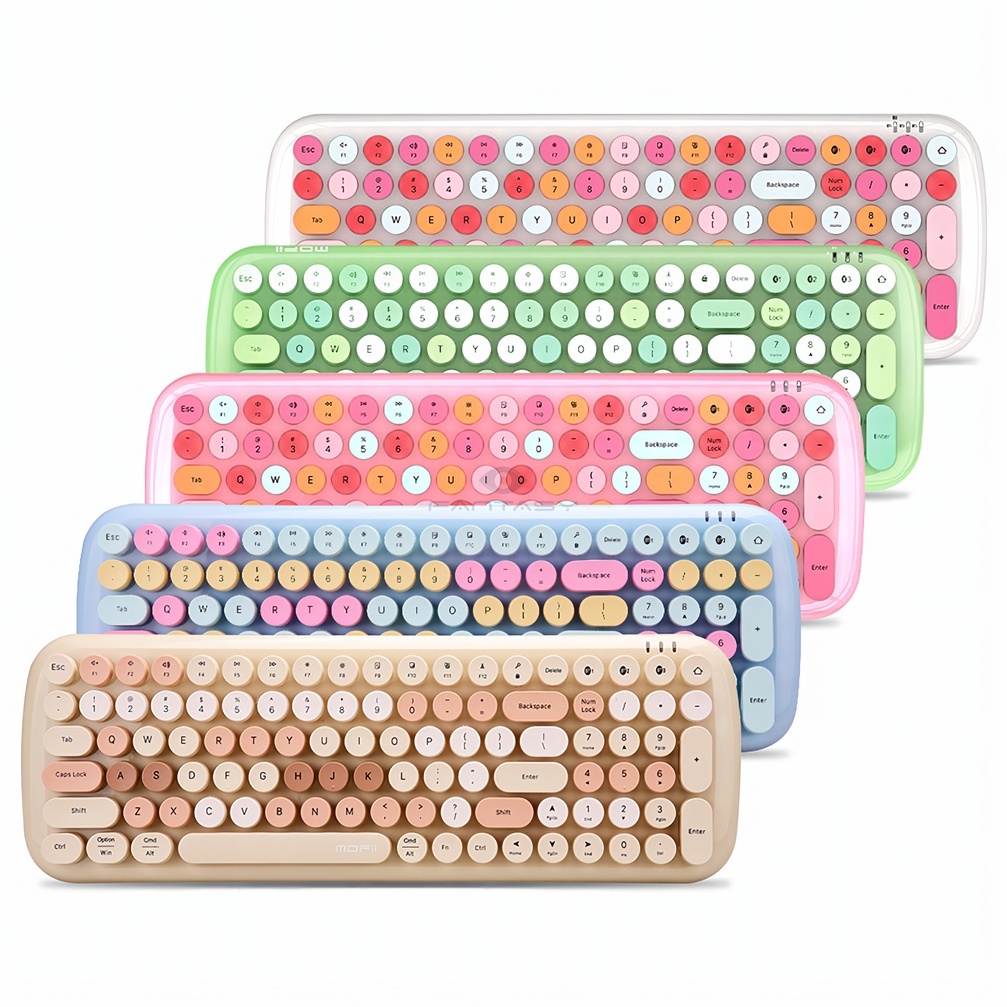 Mofii Candy Bt Wireless Bluetooth Keyboard Cute Keyboard For Phone Tablet Pc Laptop Mac Ios 4673