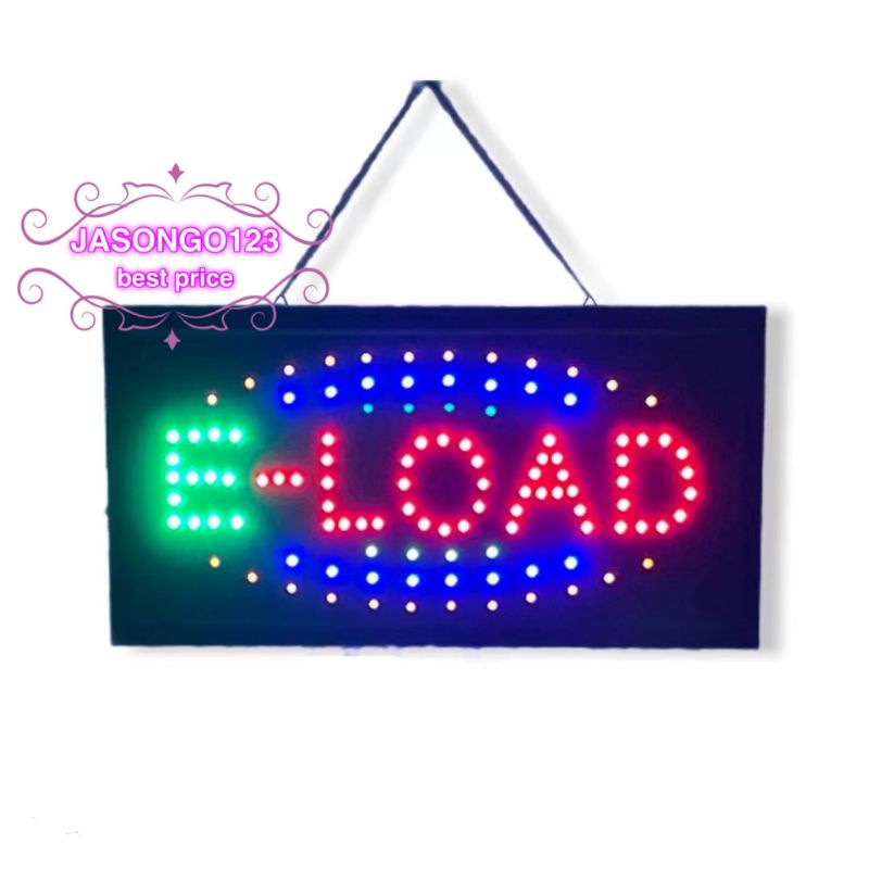 Energy saving light billboard E-LOAD LEDSIGN (Small) | Shopee Philippines