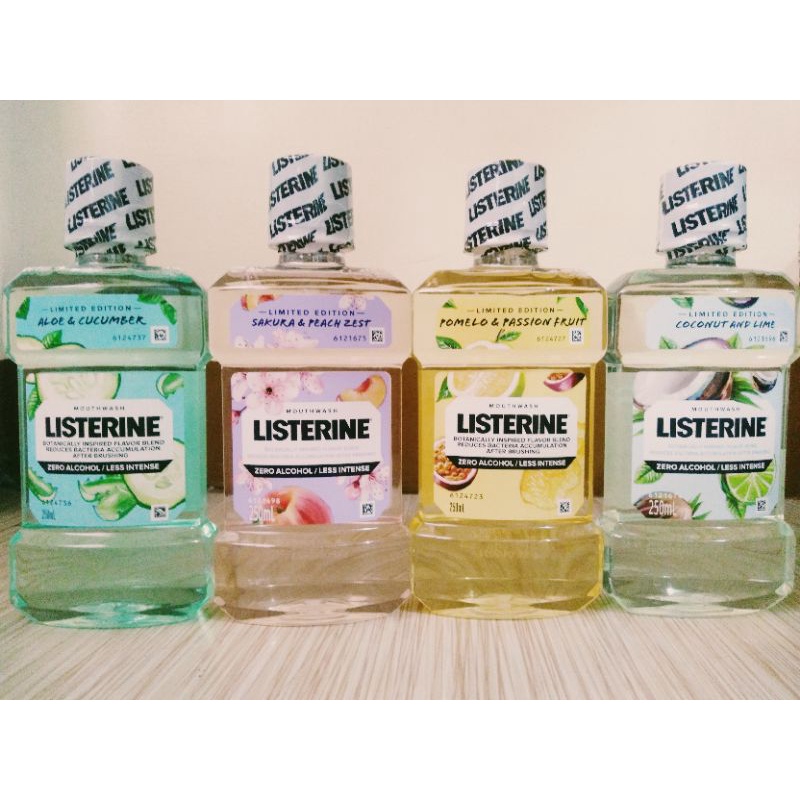 Listerine Mouthwash Limited Edition All Flavors 250ml J&T COURIER ONLY