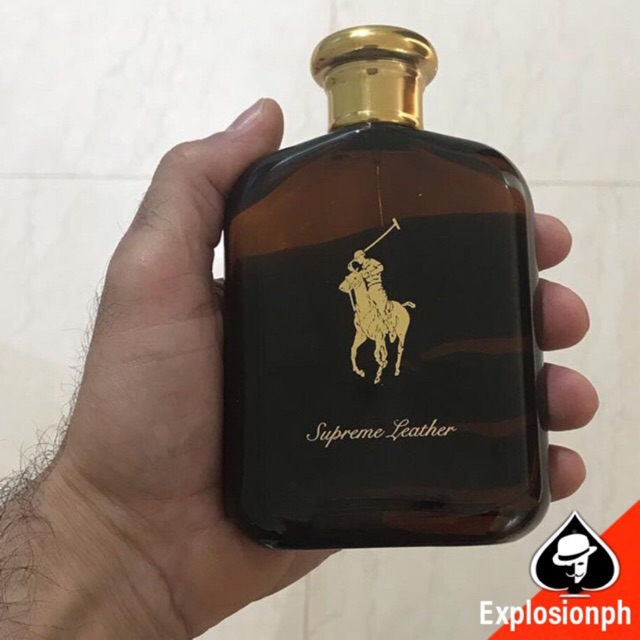 Ralph lauren polo supreme leather on sale