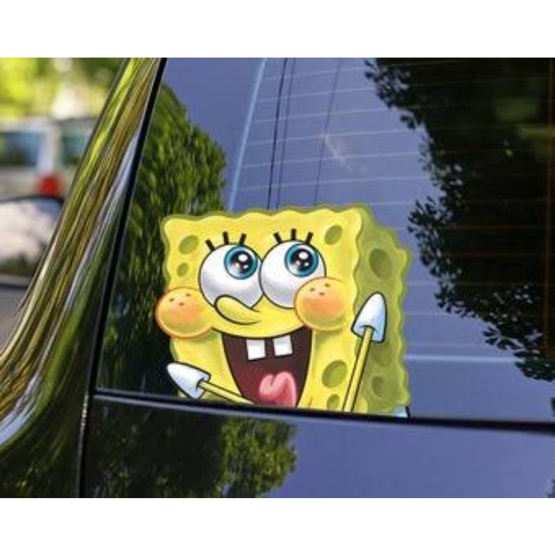 Spongebob car sticker Shopee Philippines