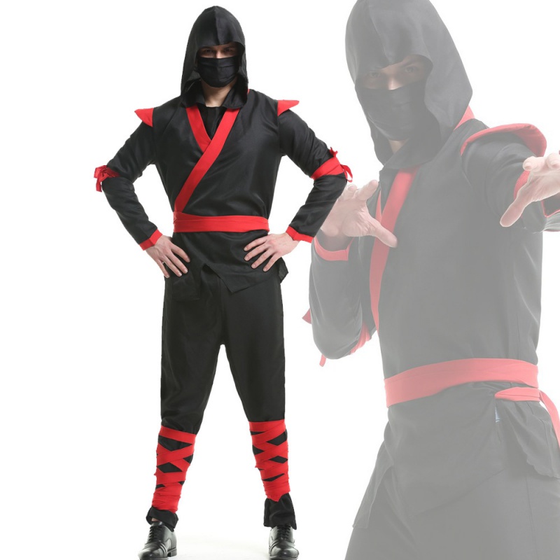 ninja costume masked Japanese bushido cosplay costume Halloween adult ...