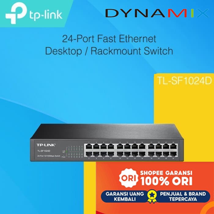 TP-Link TL-SF1024D 24-port 24 ports 10/100 Switch Hub Steel Case ...