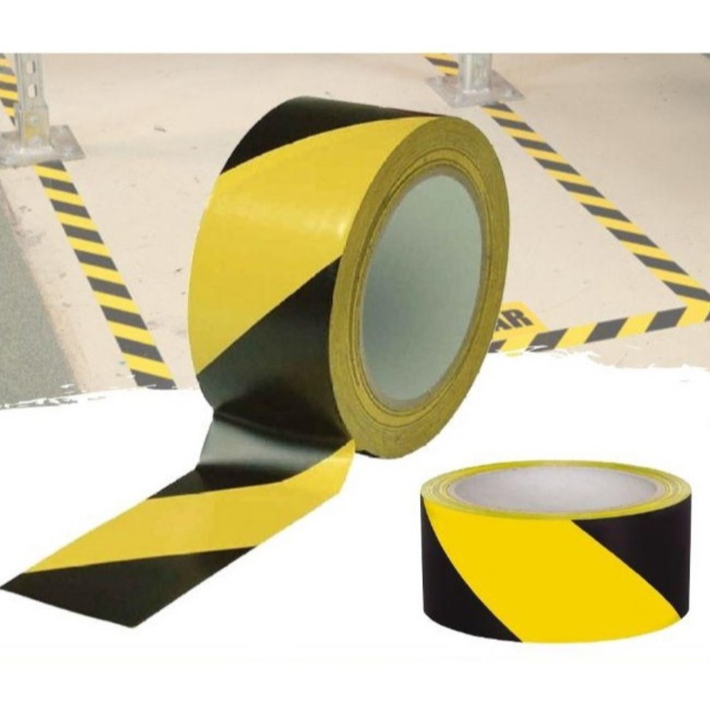1 Roll Floor Safety Caution Warning Tape Floor Marking Tape 4.8 cm *20