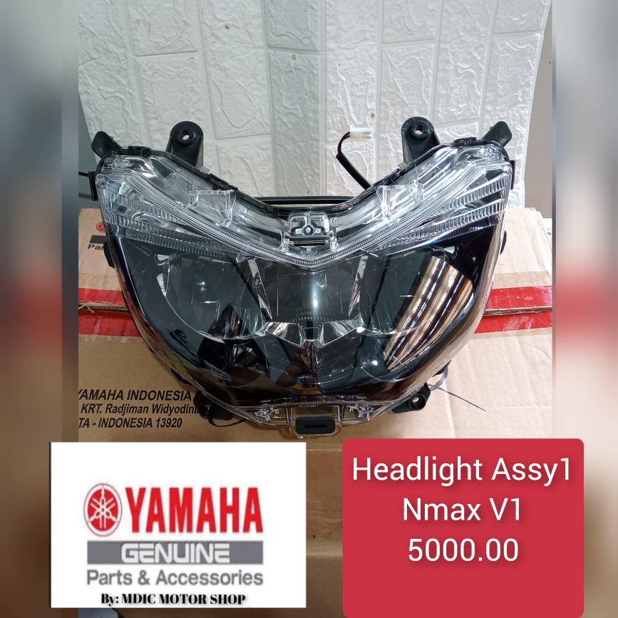 HEADLIGHT ASSY FOR NMAX V1 YAMAHA GENUINE | Shopee Philippines