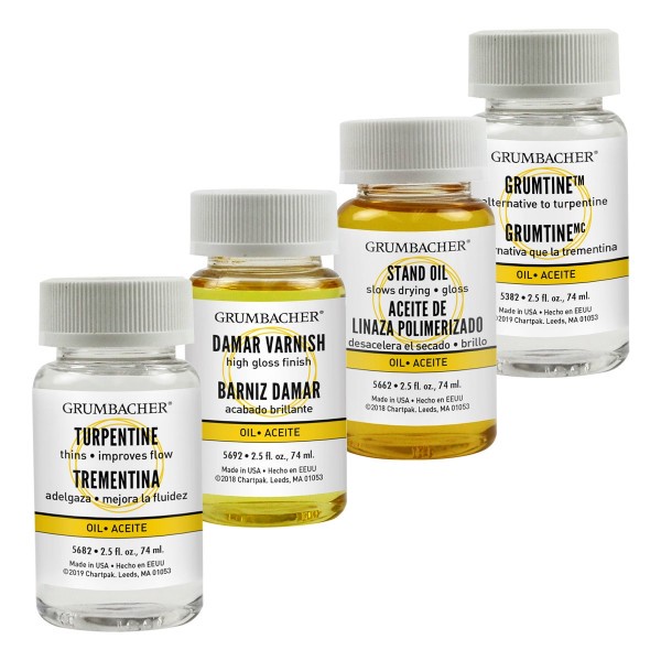 GRUMBACHER OIL MEDIUM (Japan Drier, Linseed Oil, Turpentine) Shopee Philippines