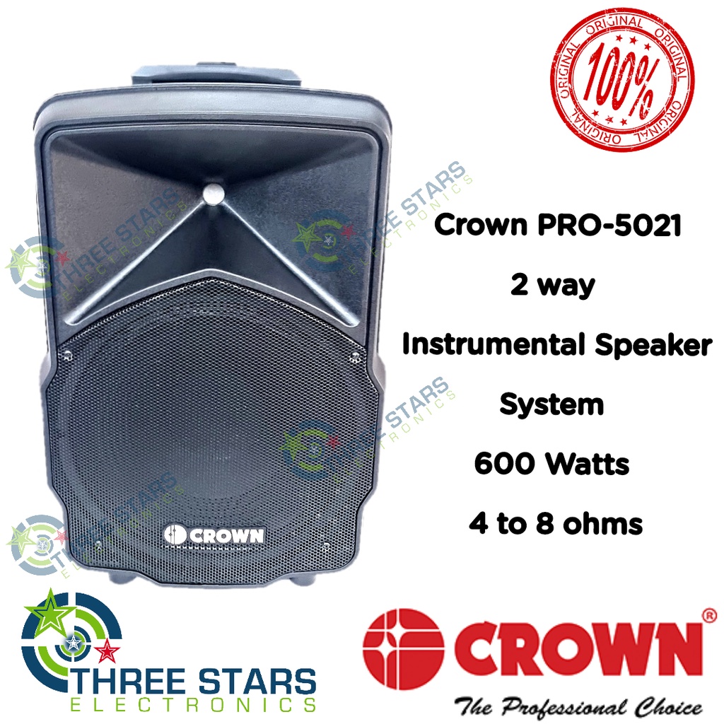 Crown speaker store 600 watts price