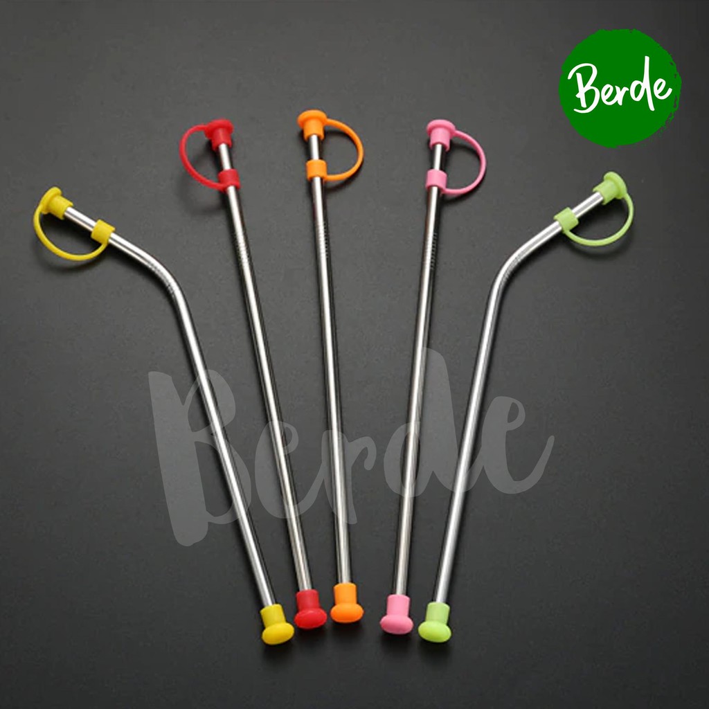 Silicone Straw Cover - Dust Plug for Stainless Steel straw
