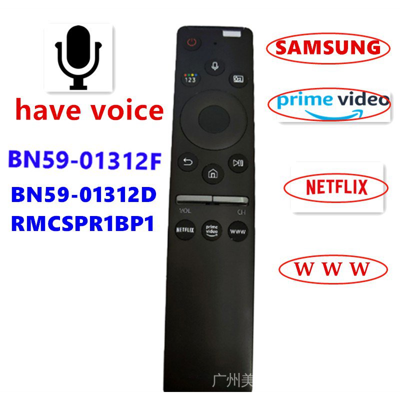 Samsung Bn59 01312f Smart Tv Remote Control With Voice Lcd Led Bn5901312f Rmcspr1bp1 Bn59 01312d 2321