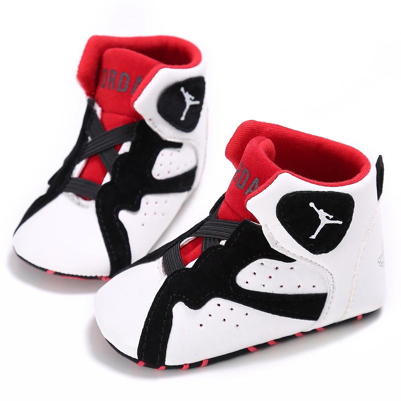 0 18 Months Newborn Baby Shoes Baby Basketball Jordan Sneakers Toddler Shoes Infant 1year Old Birthday Christening Shopee Philippines