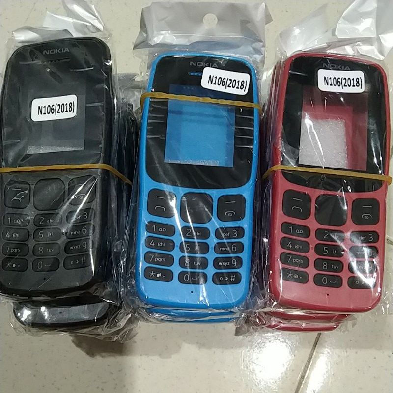 Caseroxx Borsa In Vera Pelle Con Clip Da Cintura Per Nokia 106 (2018) – Custodia Con Finestra Trasparente, Nero