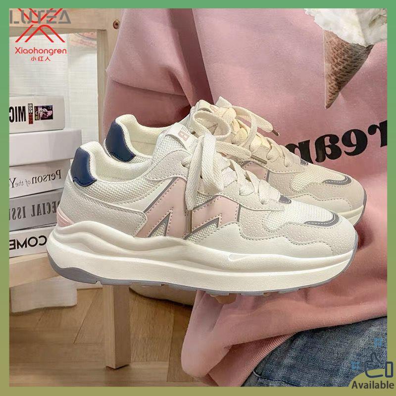 world balance shoes womens rubber shoes for women Little Red Man Little White Shoes Female thick bottomed casual sports shoes 2022 summer autumn new mesh high surface high canvas Shopee Philippines