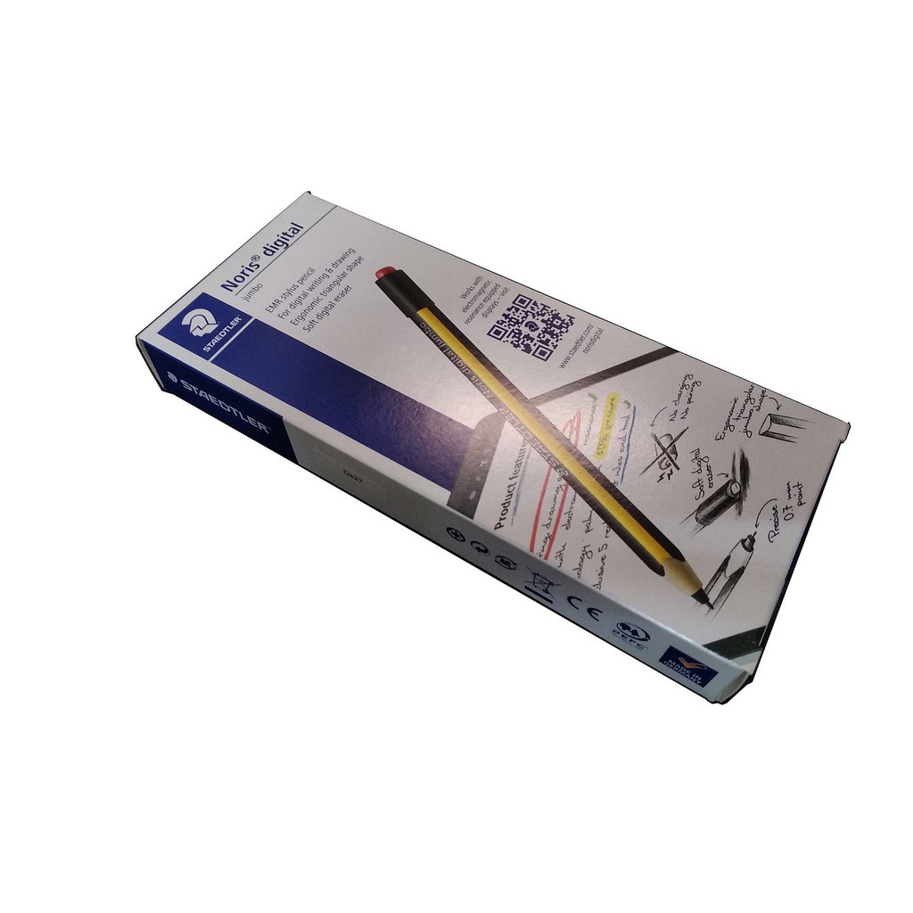 Staedtler Noris Stylus Jumbo 119 20BKLD – La Matita Che Scrive Su Carta E Tablet – Giallo/nera HB