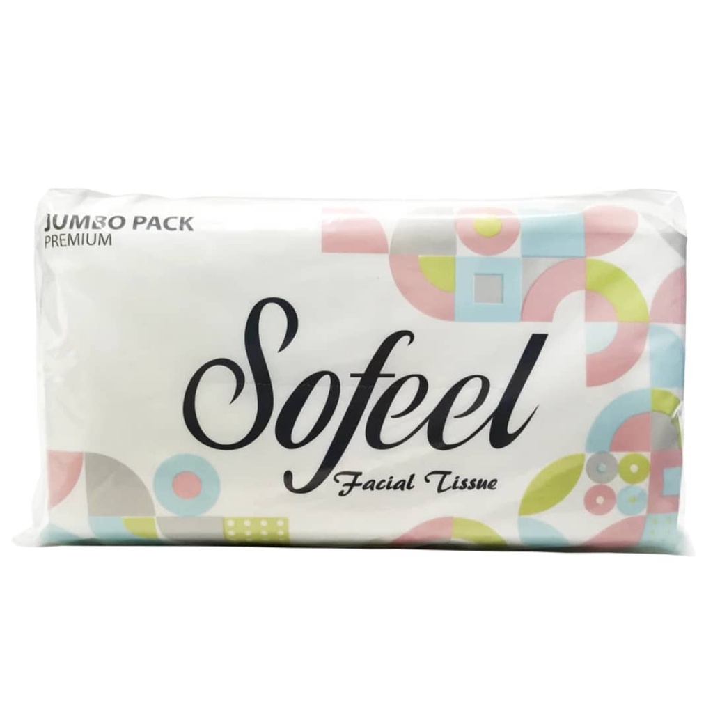 SOFEEL Jumbo Pack Travel Tissue 150 sheets per pack (Available in Solo
