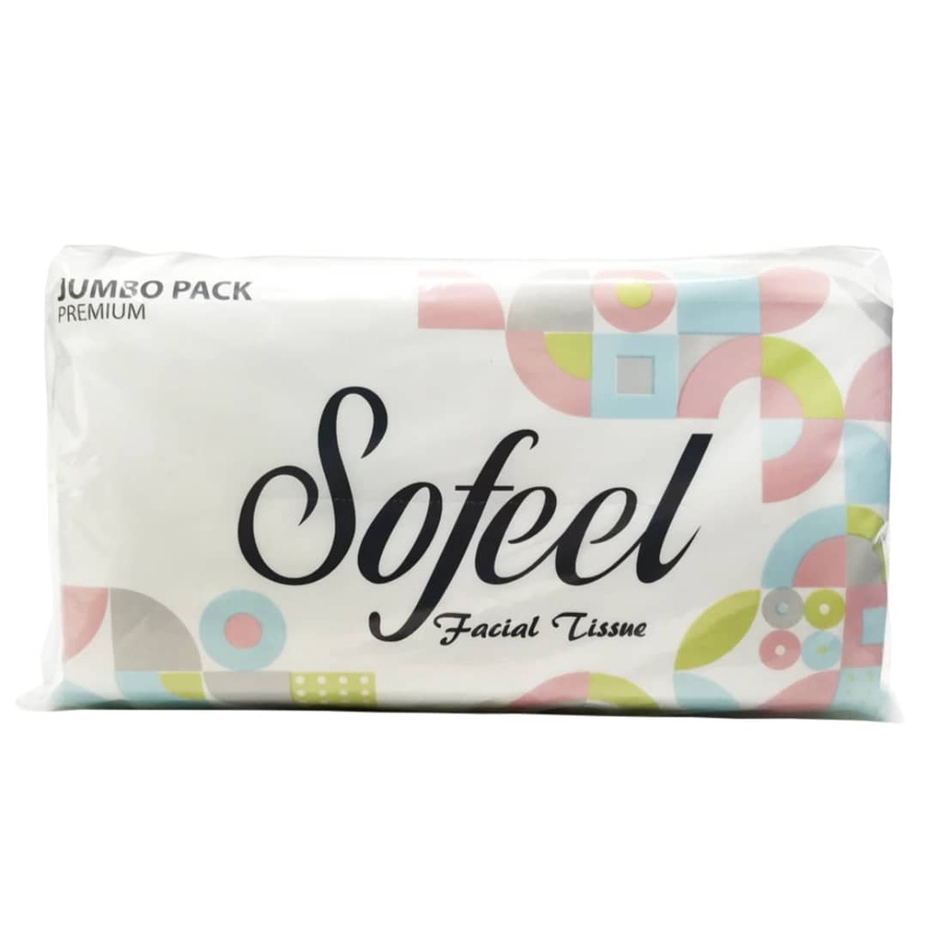 SOFEEL Jumbo Pack Travel Tissue 150 sheets per pack (Available in Solo ...