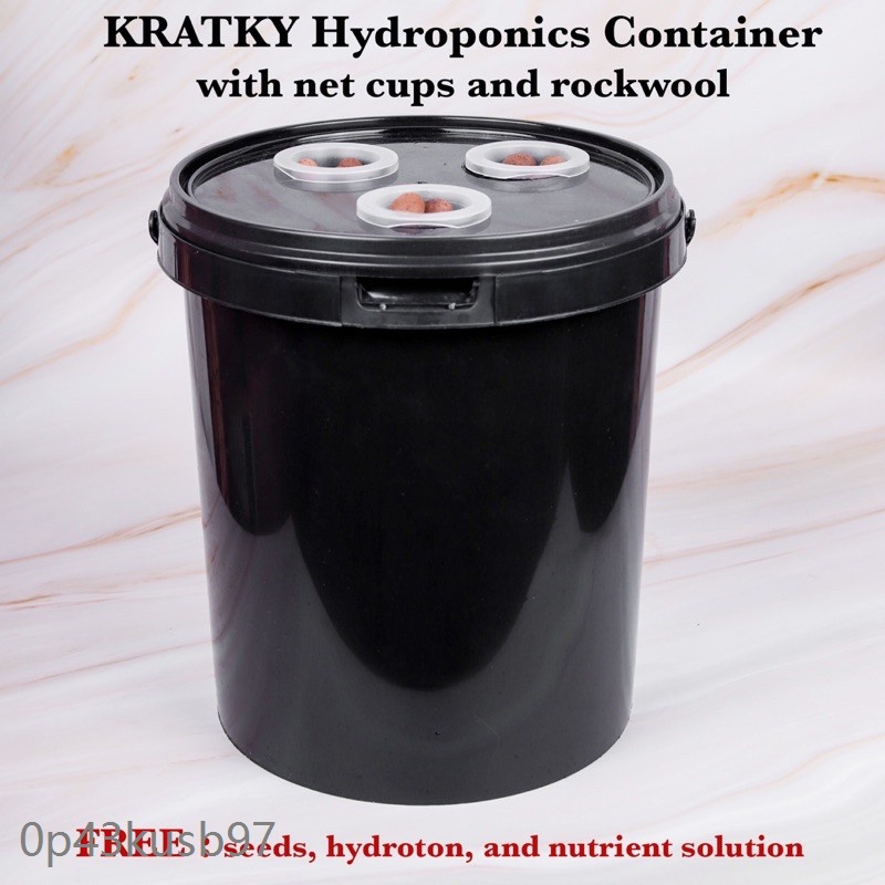 Kratky Hydroponics Bucket with Grow Kit (4L) Shopee Philippines