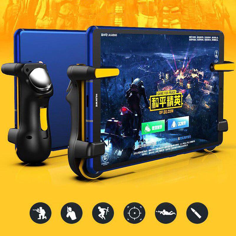 2pcs Left+Right PUBG Gamepad Game Controller L1R1 Fire Aim Button ...