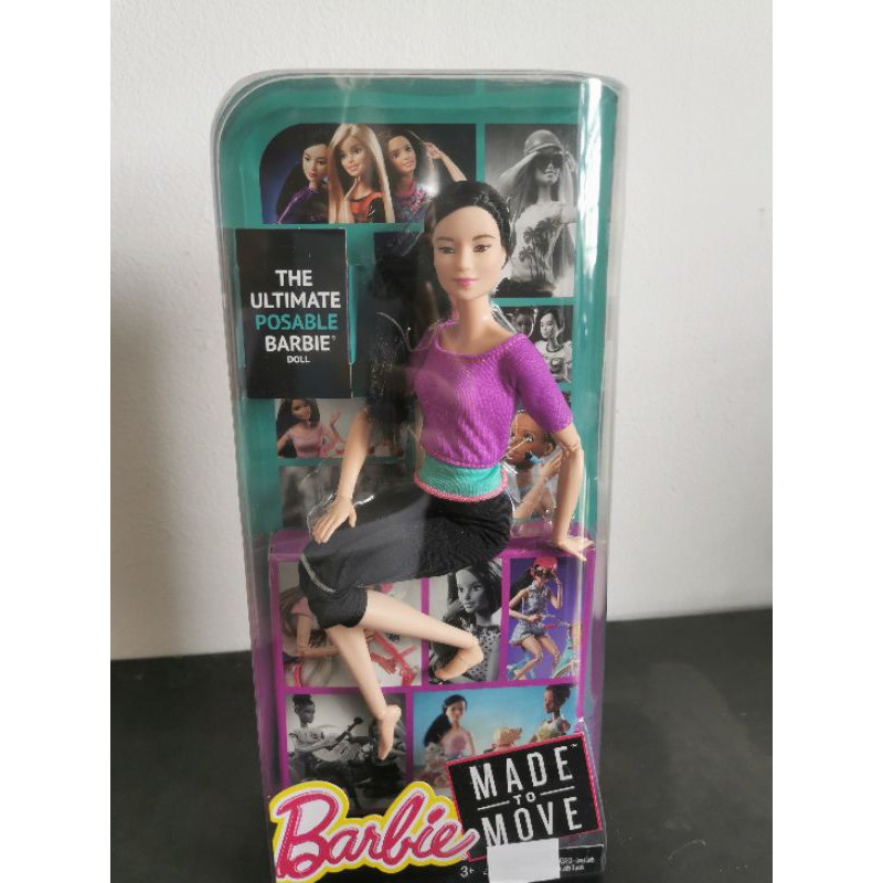 Barbie Made to Move Barbie Doll, Pink Top and Made to Move Barbie Doll,  Purple Top, Dolls -  Canada