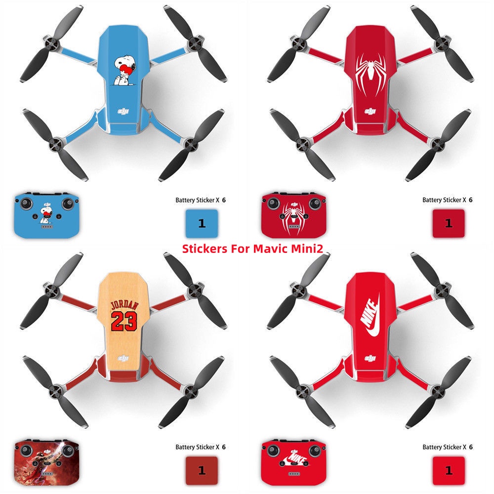 Mavic Mini2 Sticker Drone Skin Protective PVC Stickers Drone Body Arm  Remote Controller Decals Protector for DJI Mavic Mini2 Accessories