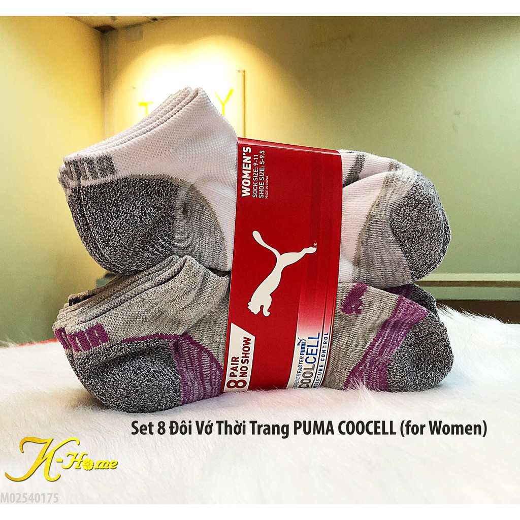 Lightning 8 pairs of fashion PUMA COOLCELL socks Shopee Philippines