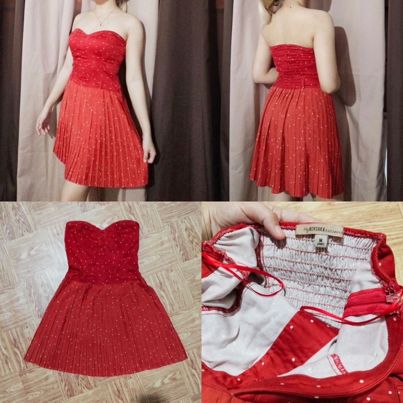 Bershka red outlet dress