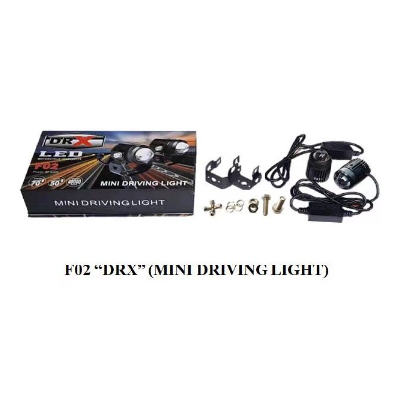 Motorcycle DRX FO2 MINI DRIVING LIGHTS set | Shopee Philippines