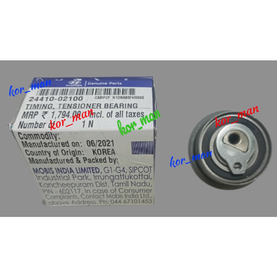 Timing Belt Tensioner Bearing Hyundai Eon 2441002100 Mobis Hyundai
