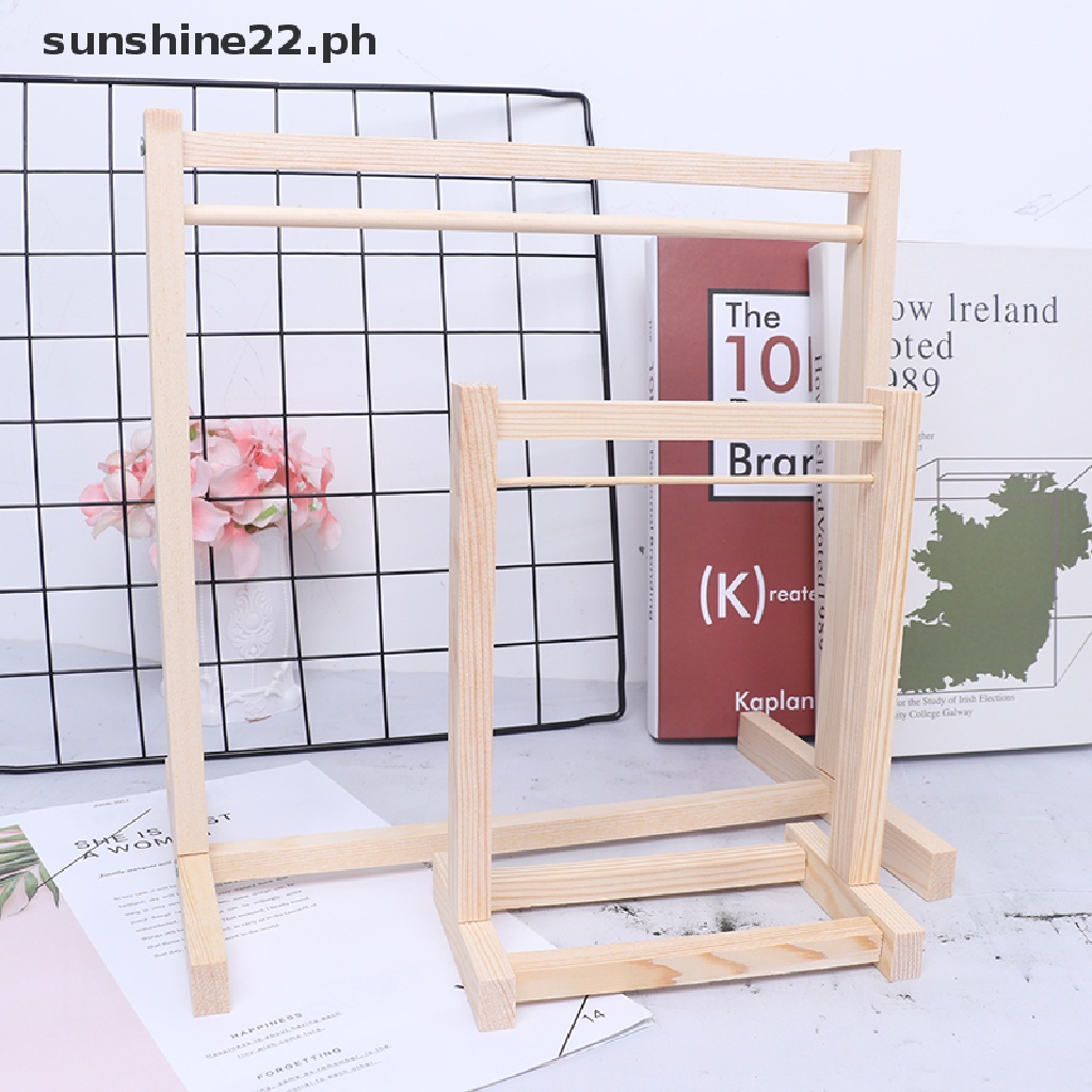 SUNSHINE22 New Doll Wooden Clothes Rack Garment Organizer Hangers for ...