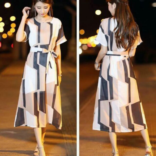 Black Grey Korean Fashion Vintage Woman Aesthetic Aesthetic Maxi