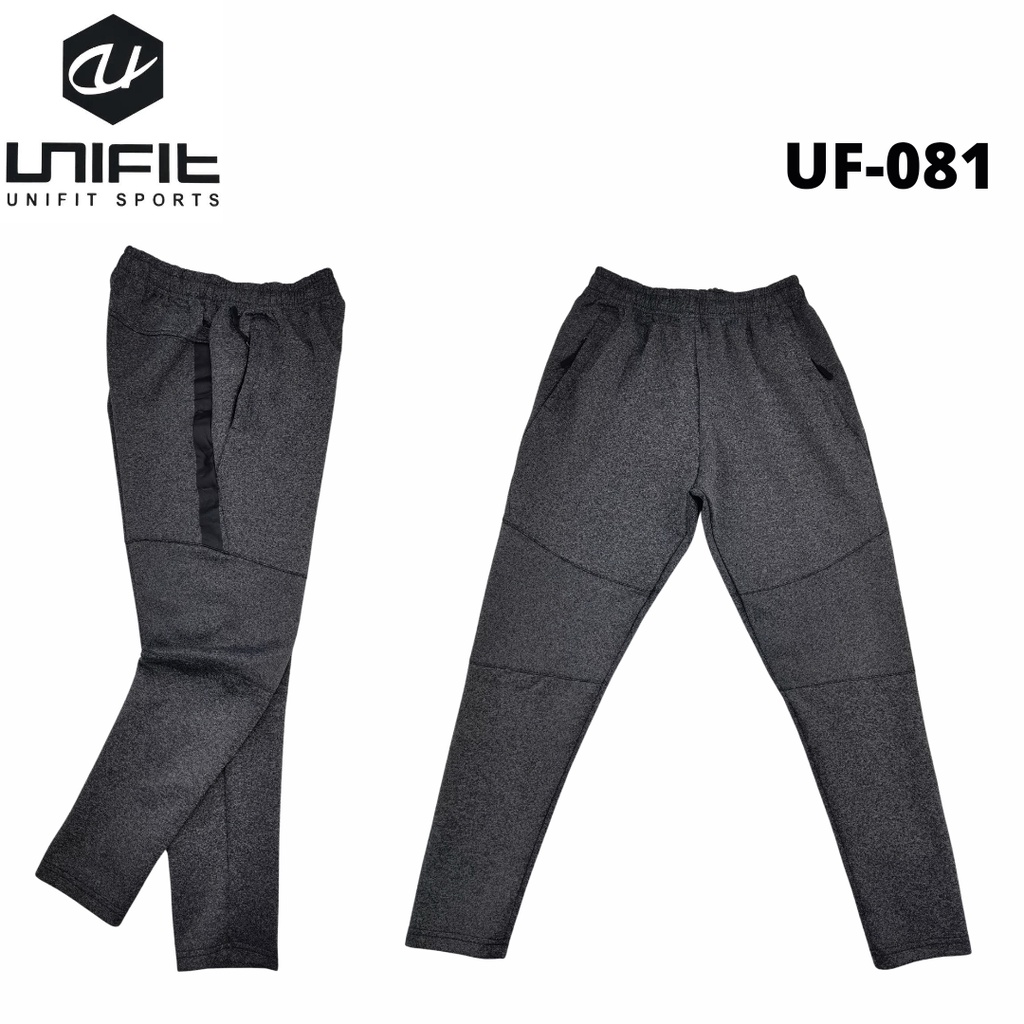 UNIFIT Men's Joggers Pants Training Sports Jogging Track Silk Spandex