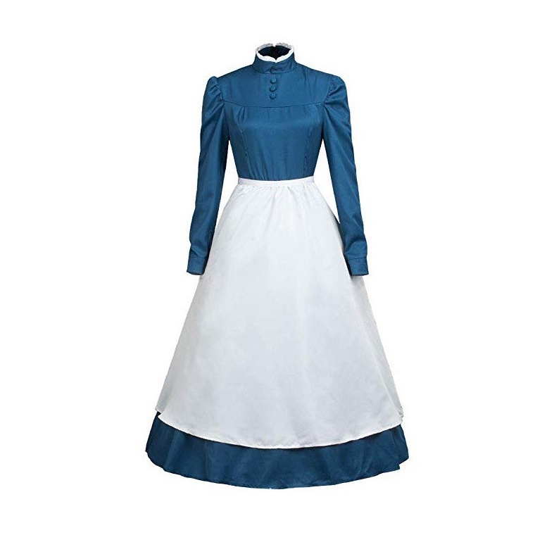 Howl's Moving Castle Cosplay Sophie Hatter Costume Anime Sophie Maid ...
