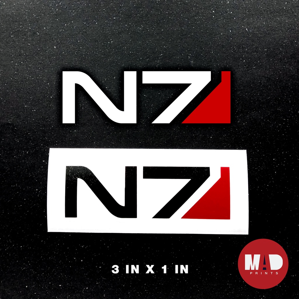 Mass Effect - N7 Sticker Vinyl Waterproof | Shopee Philippines