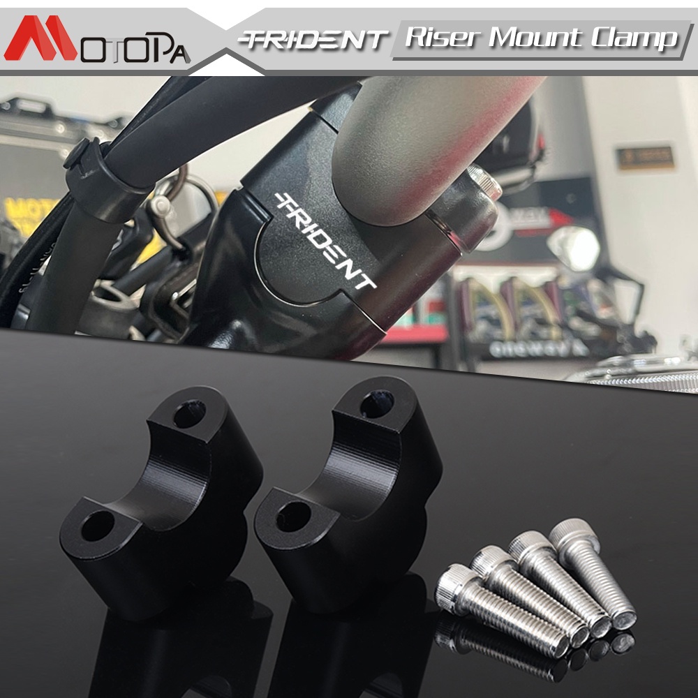 Motorcycle Handlebar Riser Mount Clamp For Triumph bonneville bobber