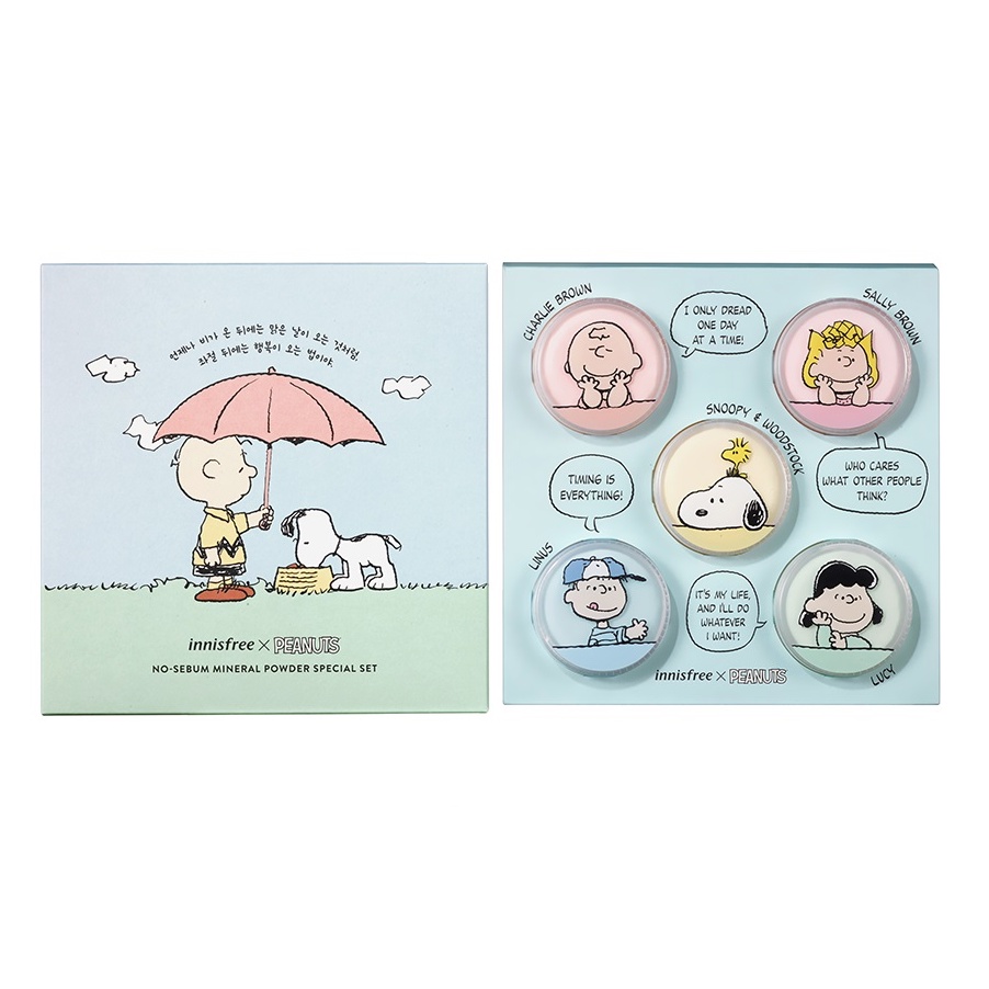 [New Arrival] INNISFREE X PEANUTS, Snoopy and Friends Nosebum Powder