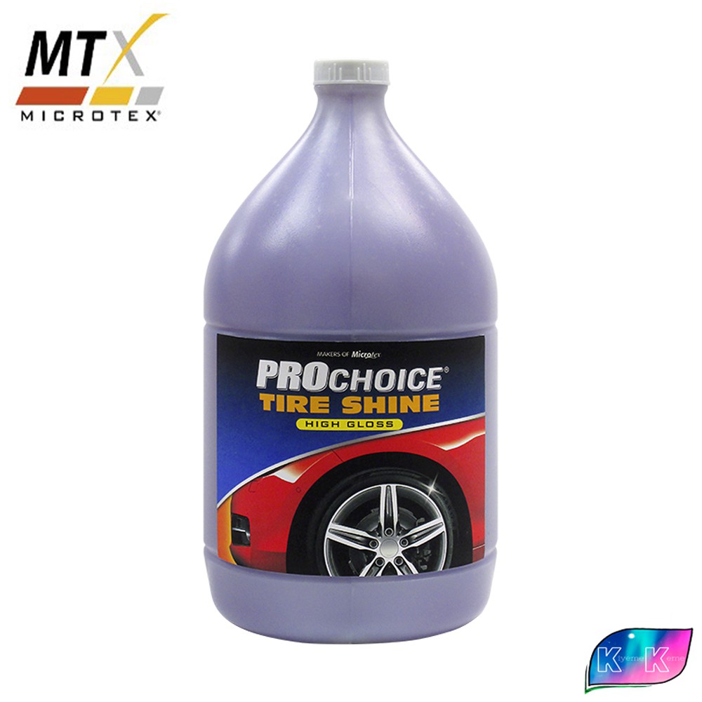 Microtex Prochoice Tire Shine 1Gal (High Gloss, MTX Car Care) | Shopee ...
