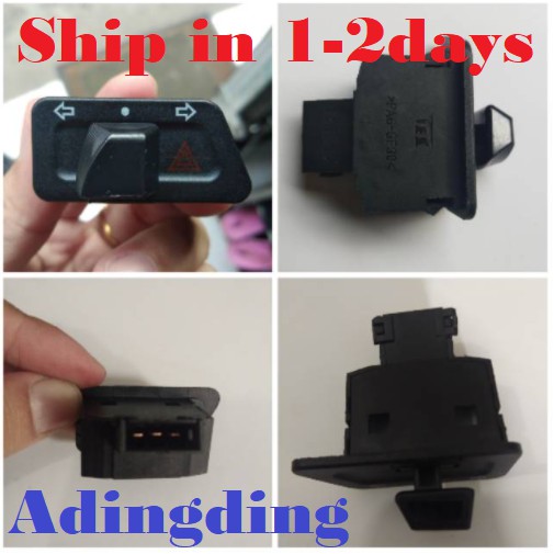 (AM) Suzuki Burgman Hazard Switch + Flasher Relay(Speed Blinking