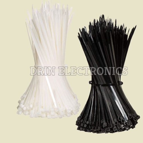 ( PACK OF 100) 2.5mm*100mm 150mm Cable Ties Strength Tie Wraps for