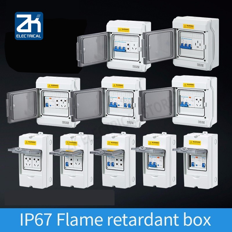 Household outdoor junction box Small switch fiber box Waterproof and ...
