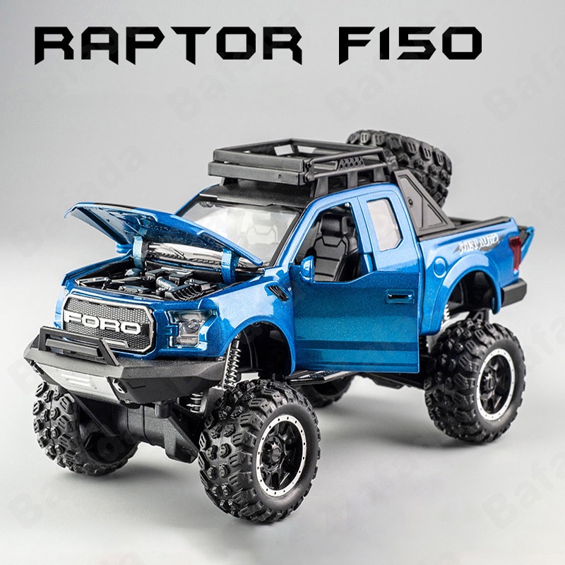 1:32 Ford Raptor F150 Alloy Diecast Car Model Toys with Sound Light Toy ...