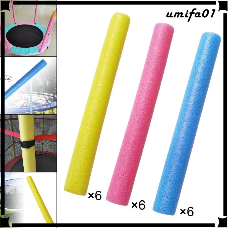 [ 6Pcs Trampoline Pole Foam Sleeves Padding 40cm 25mm for Tube Tubing