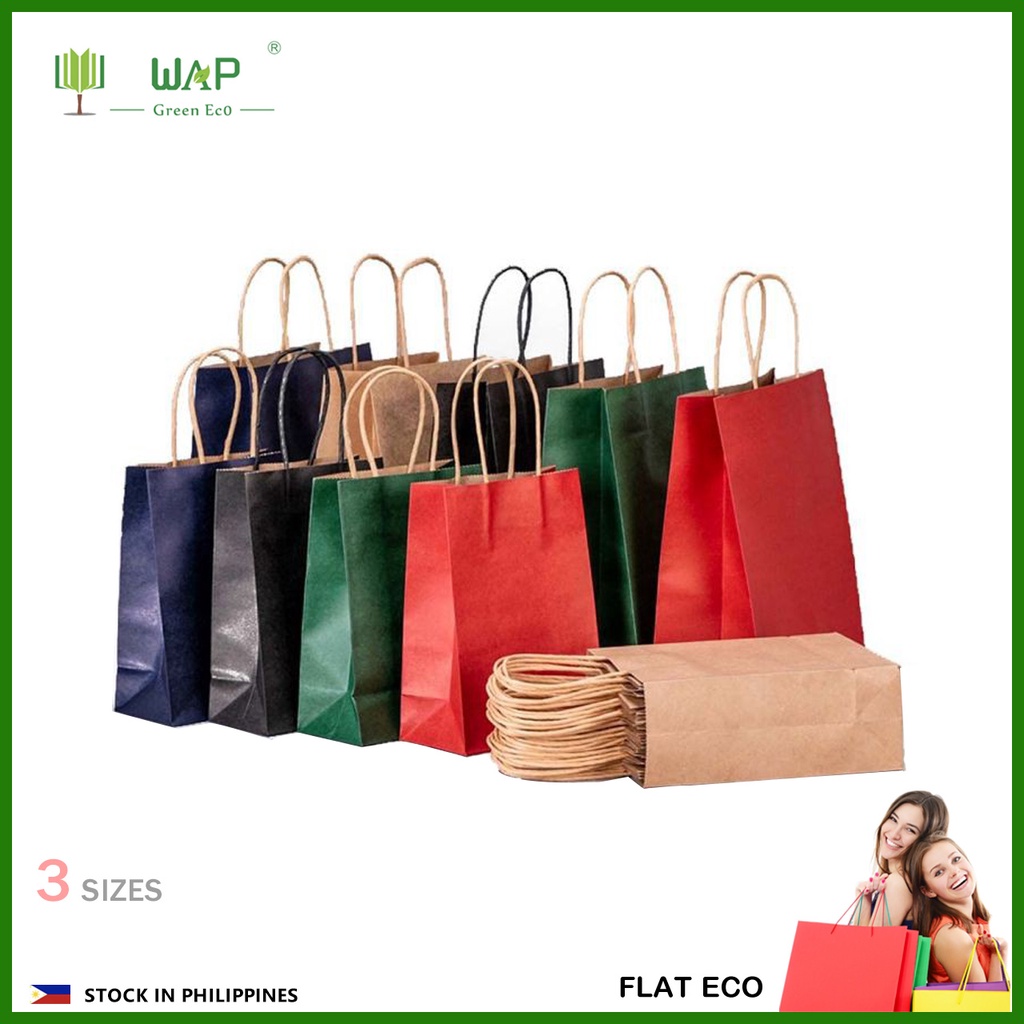 Kraft Paper Bag/Party Gift Bag/Hand Bag/PA-301 (20pcs/pack)