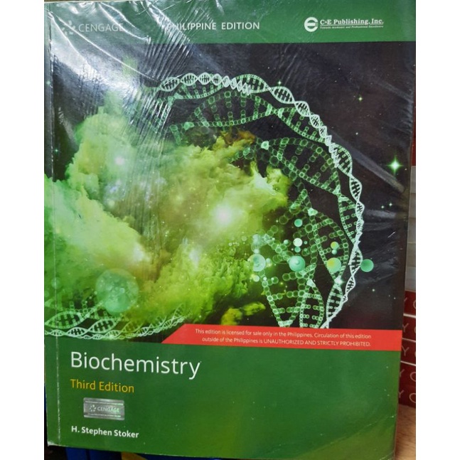 Biochemistry 3rd Ed By Stoker | Shopee Philippines