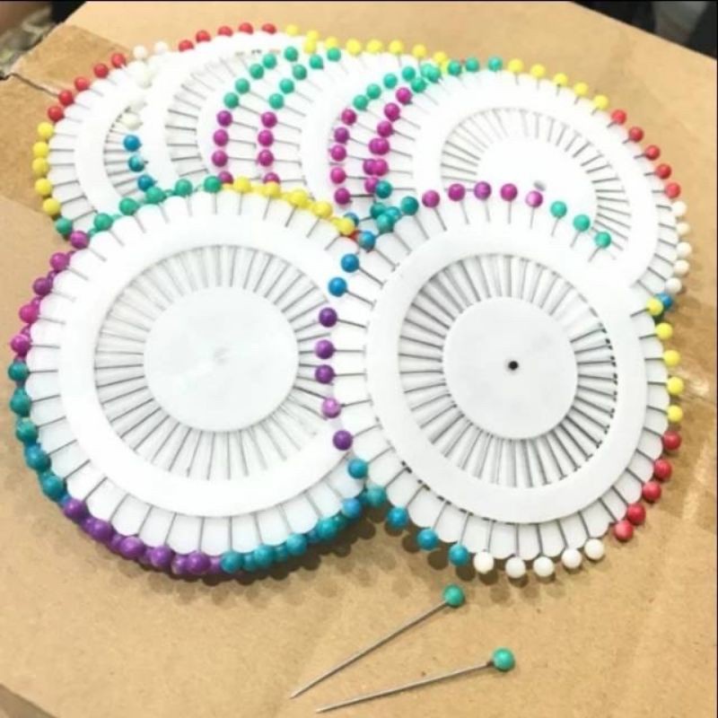 [Retail] Round plate pins/hijab pins | Shopee Philippines