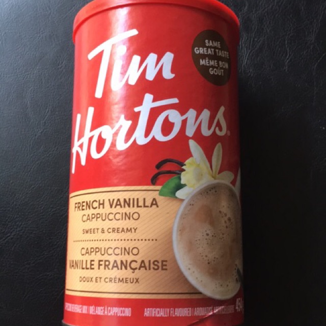 Tim hortons deals french vanilla cappuccino