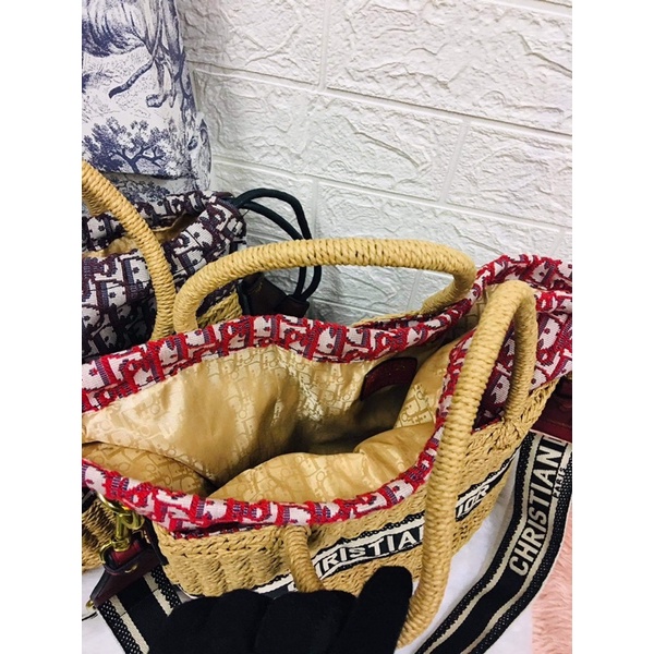 Christian Dior Wicker Basket Bag  Find Review 