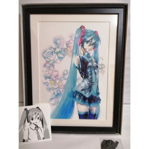 HATSUNE MIKU FRAMED PORTRAIT. ILLUSTRATION BY KEI | Shopee Philippines