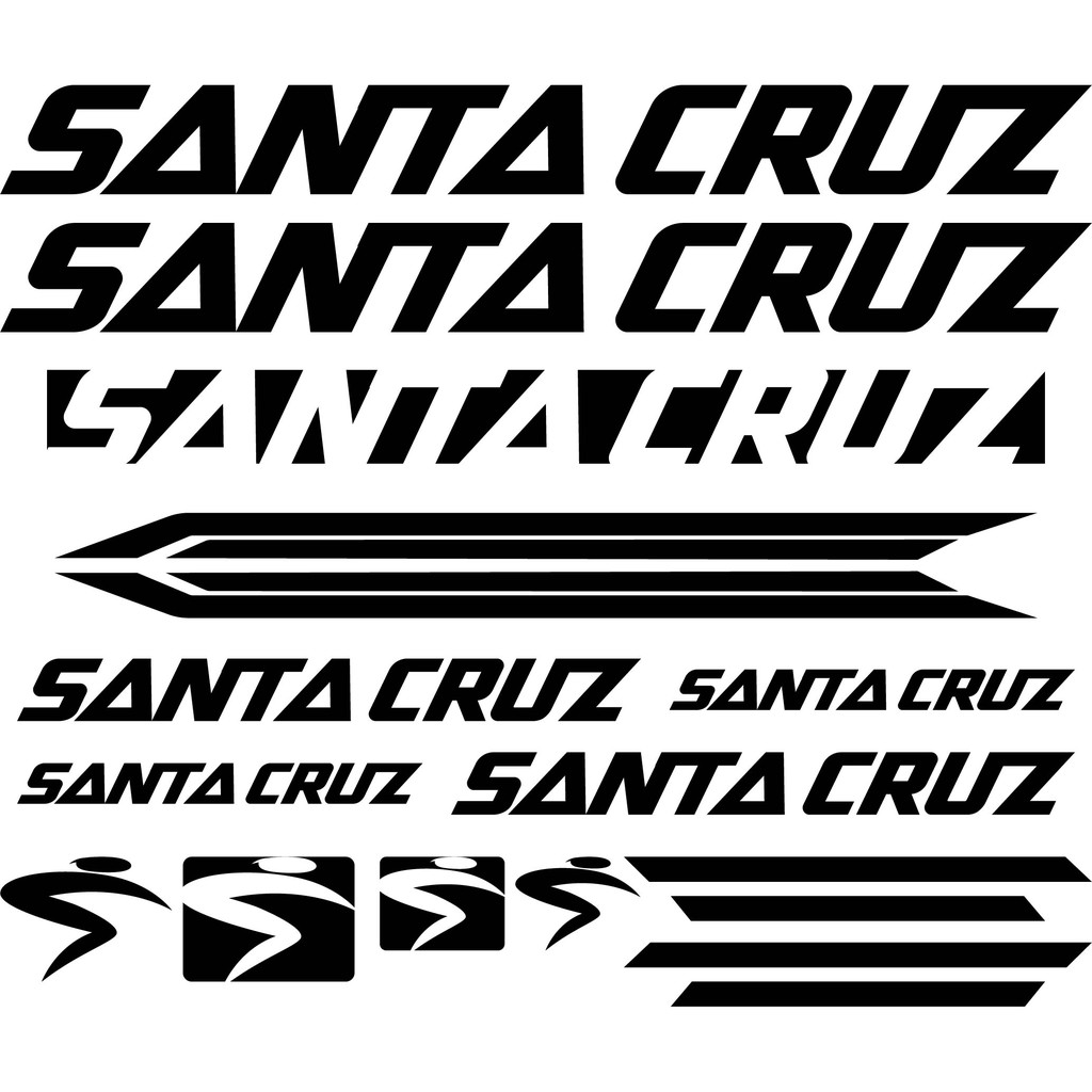 SANTA CRUZ FRAME DECALS FOR MTB Shopee Philippines